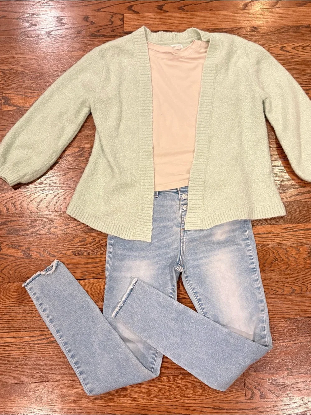 Girl’s Old Navy/Gymboree Outfit - Jeans Tee and Sweater Cardigan